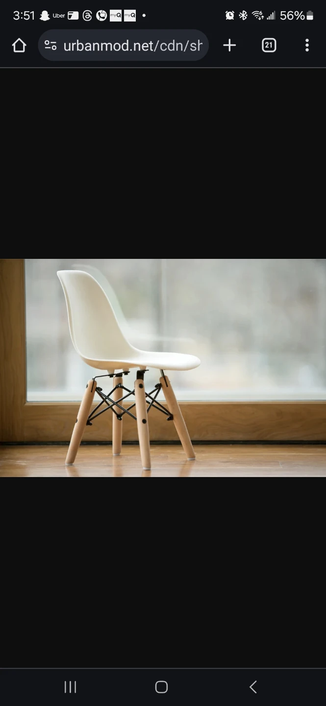 Kid's Modern Dining Table Set with 2 Armless Chairs - photo 3