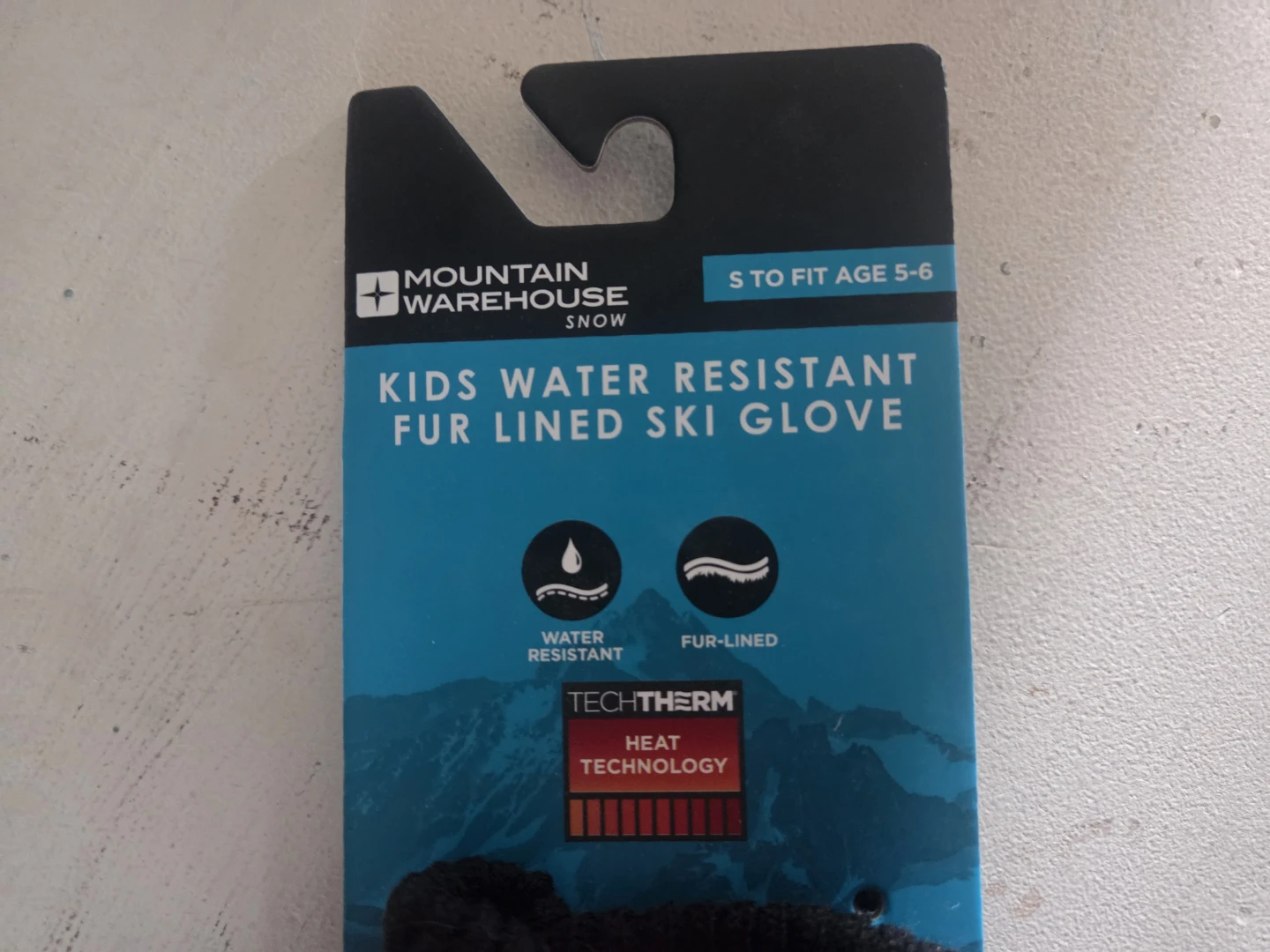 Mountain Warehouse Kids Water Resistant Fur Lined Ski Gloves - photo 2