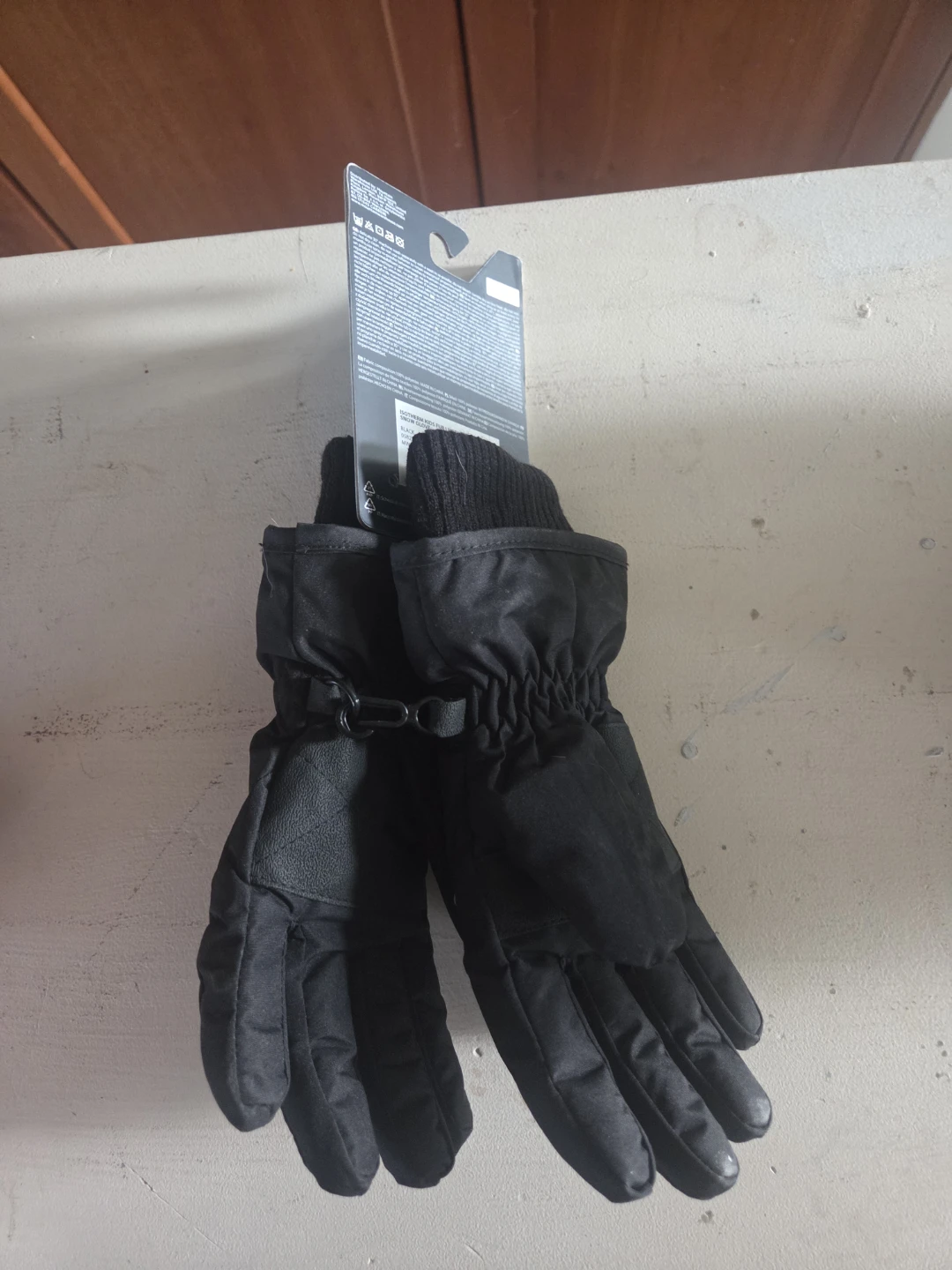 Mountain Warehouse Kids Water Resistant Fur Lined Ski Gloves - photo 4