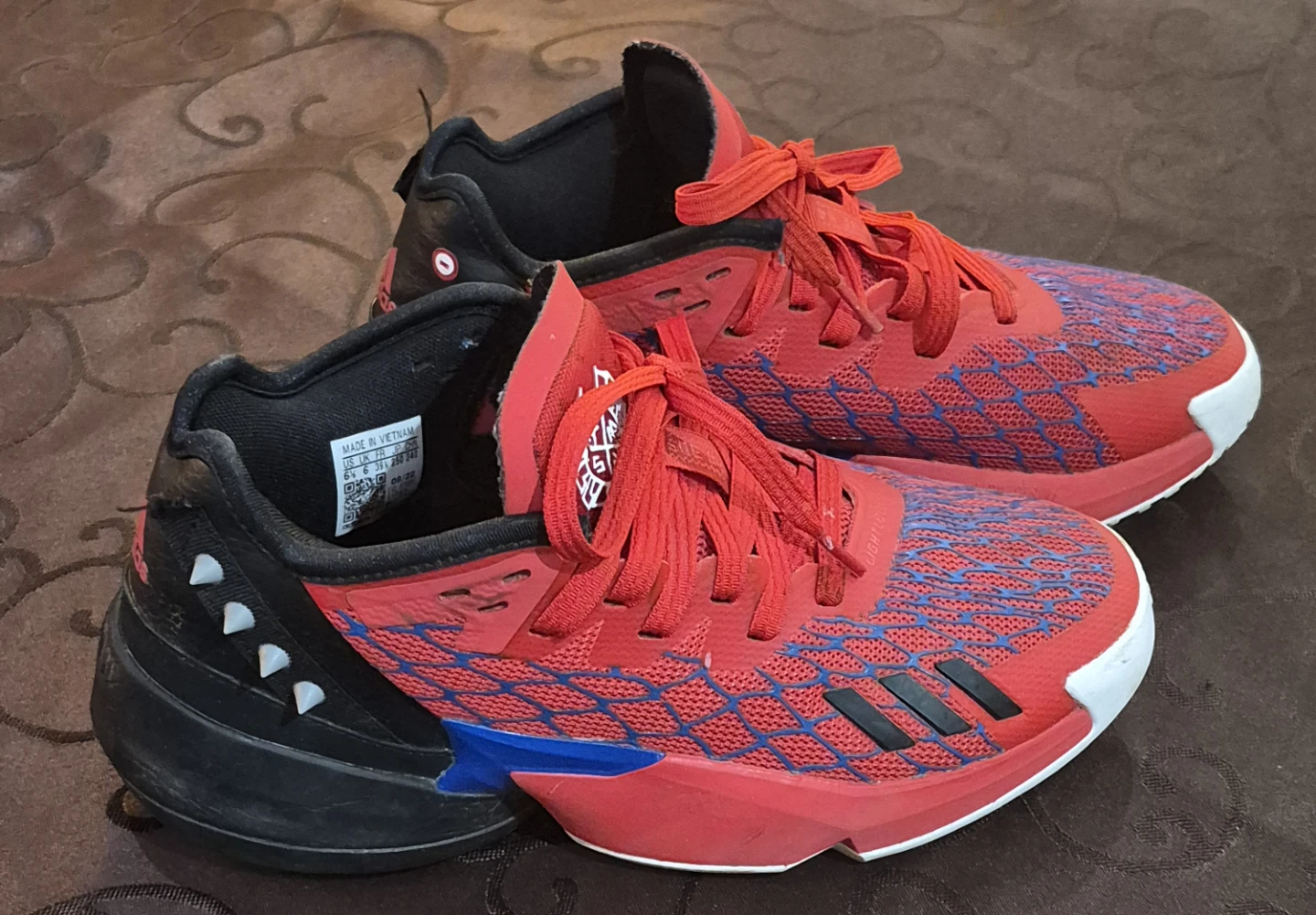 Adidas DON Issue #2 Red Basketball Shoes Size 6.5