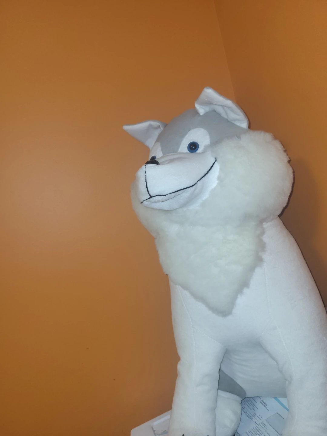 Large Plush Wolf Toy