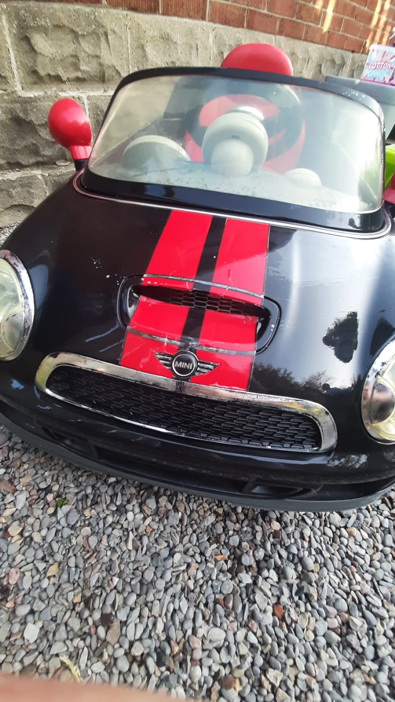 Kids Ride-On Car - Black Mini Cooper Style - photo 2