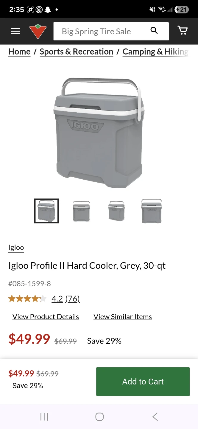 Igloo Cooler - Grey - photo 4