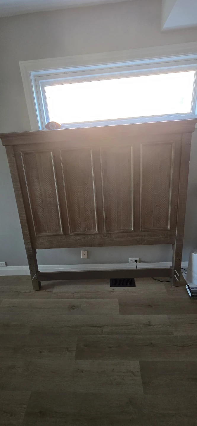 Wooden Headboard from the brick queen size - photo 2