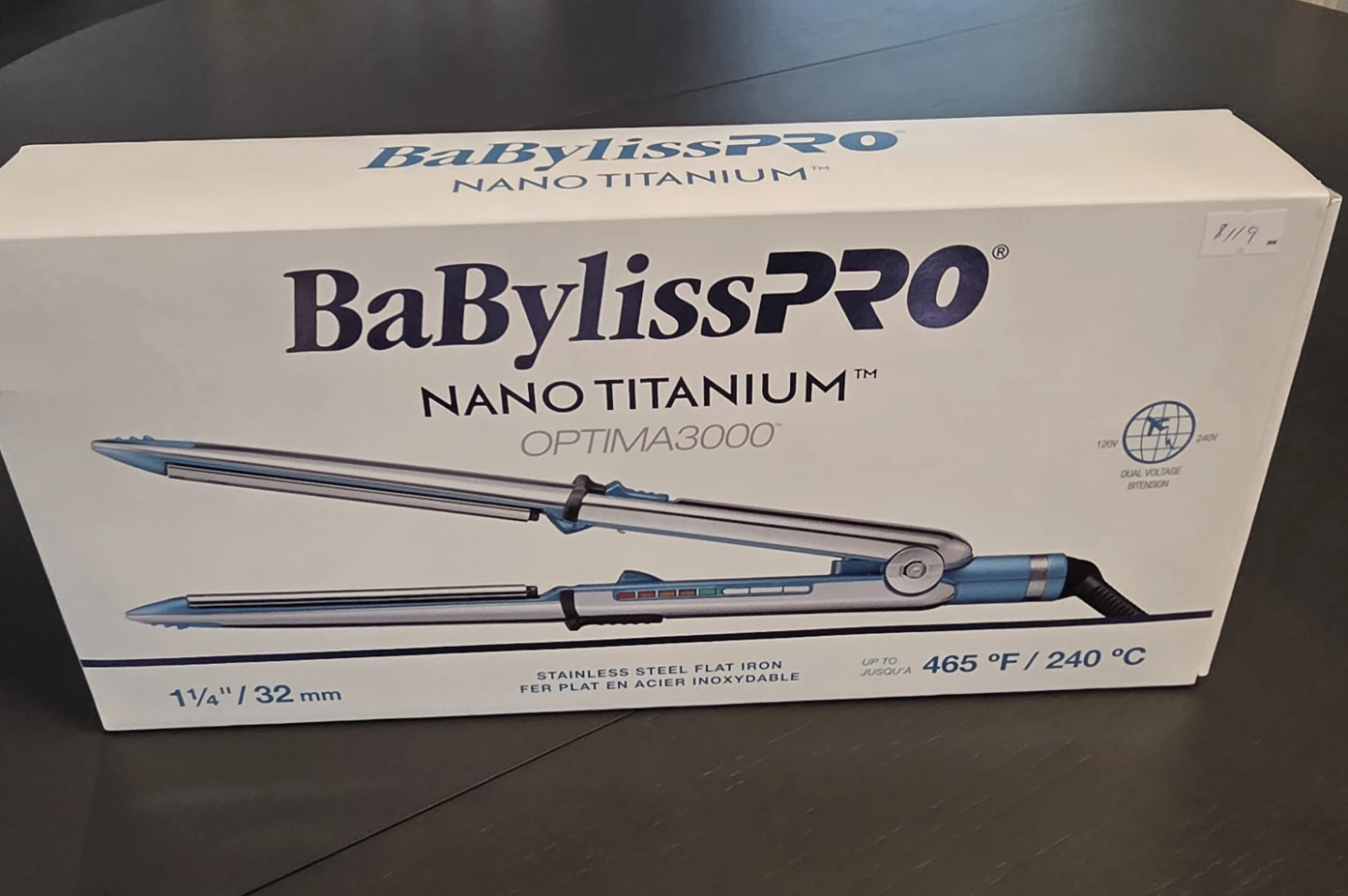 BaBylissPRO Nano Titanium Optima 3000 Flat Iron