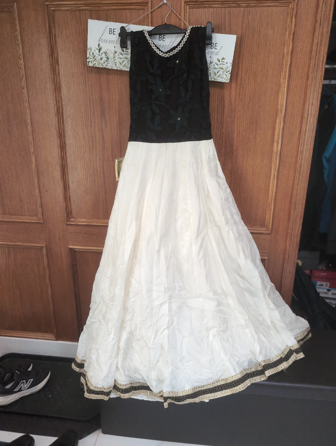 Black and white formal dress - photo 2