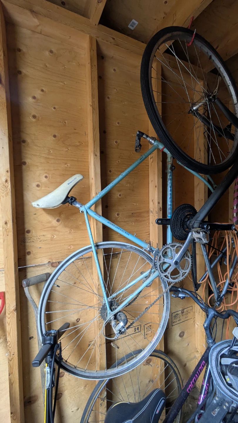 Bianchi "Quattro" Road Bike Frame - Light Blue