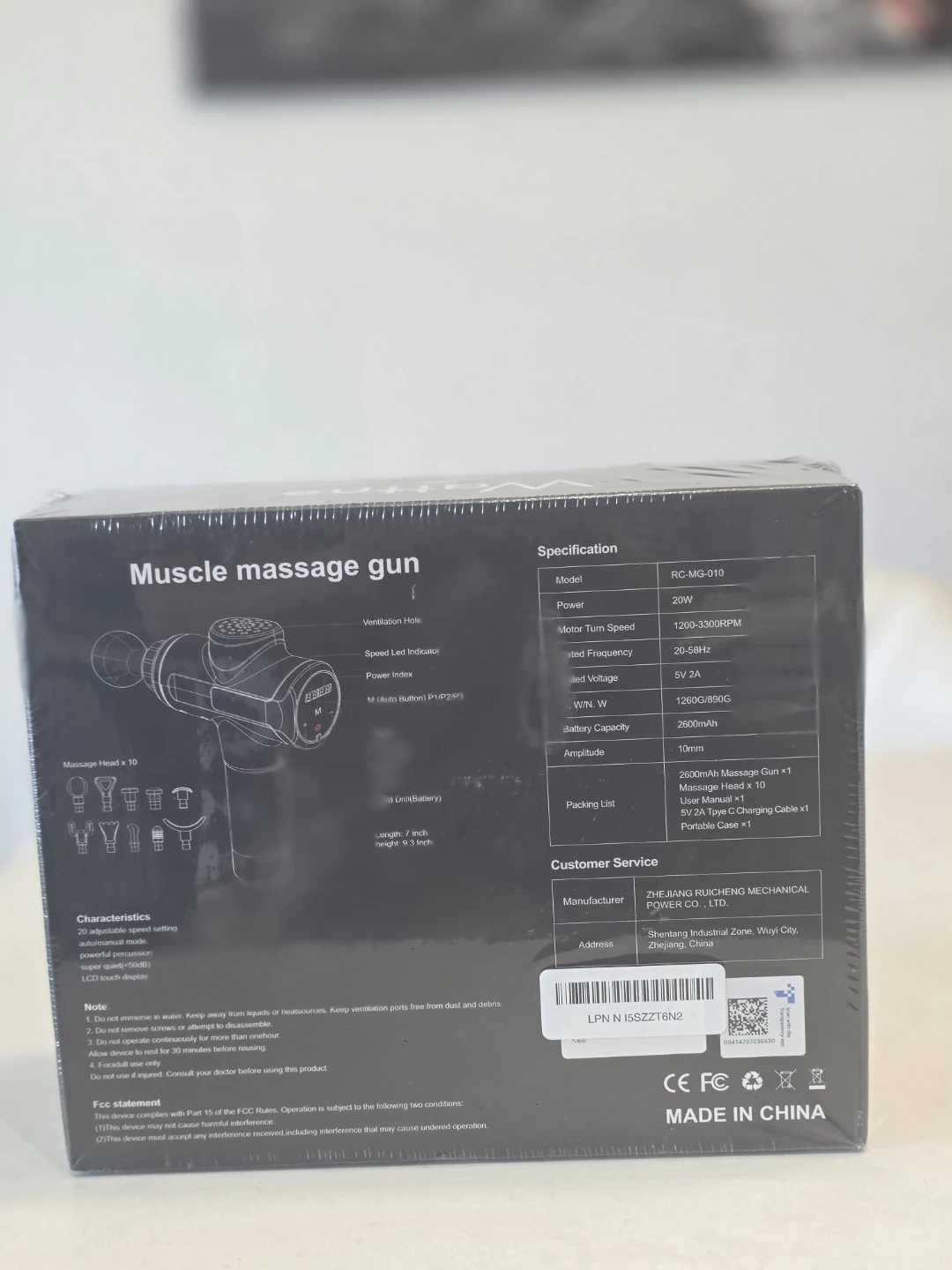 Brand new Wattne W2 Muscle Massage Gun - Black - photo 3