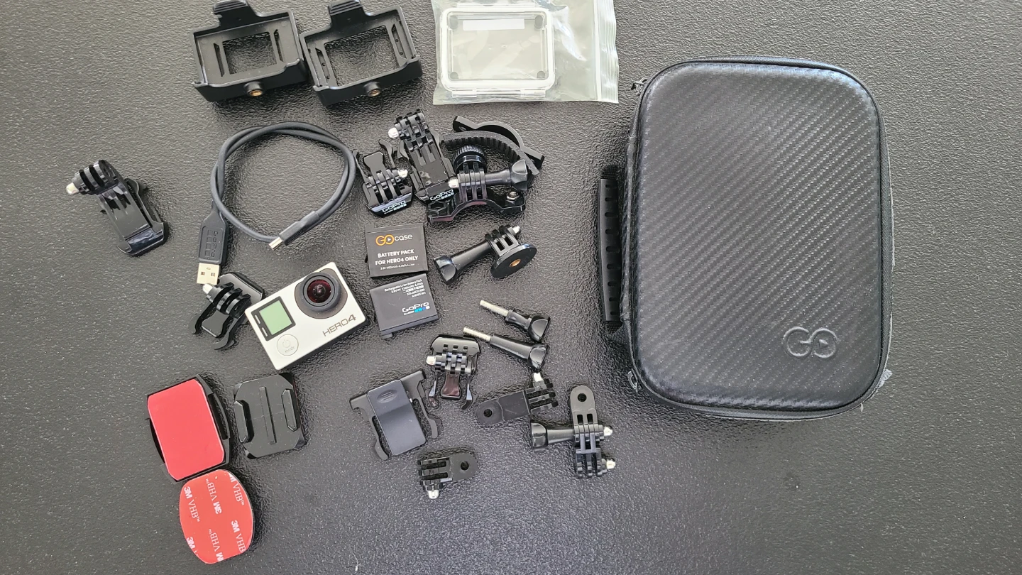 GoPro HERO4 Silver Action Camera with Accessories and Case