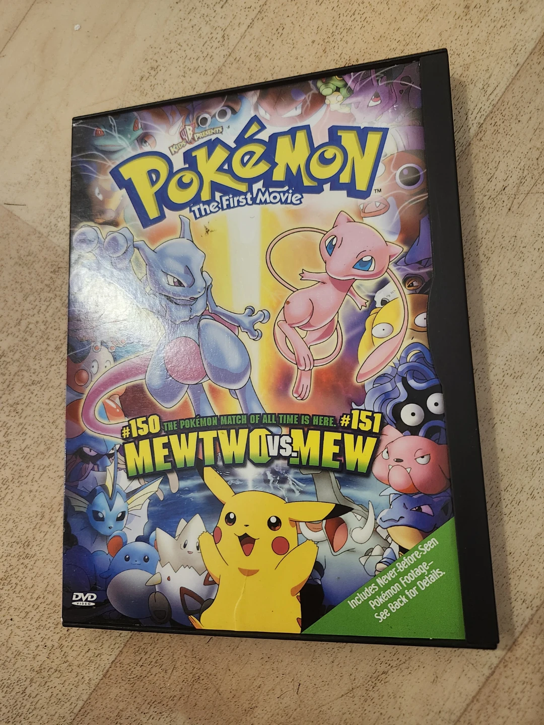 Pokémon The First Movie Mewtwo vs Mew DVD