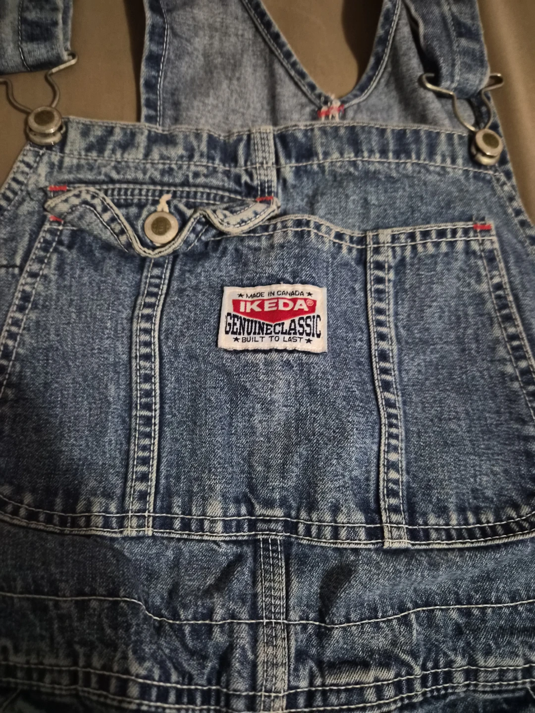Ikeda Genuine Classic Denim womens overalls