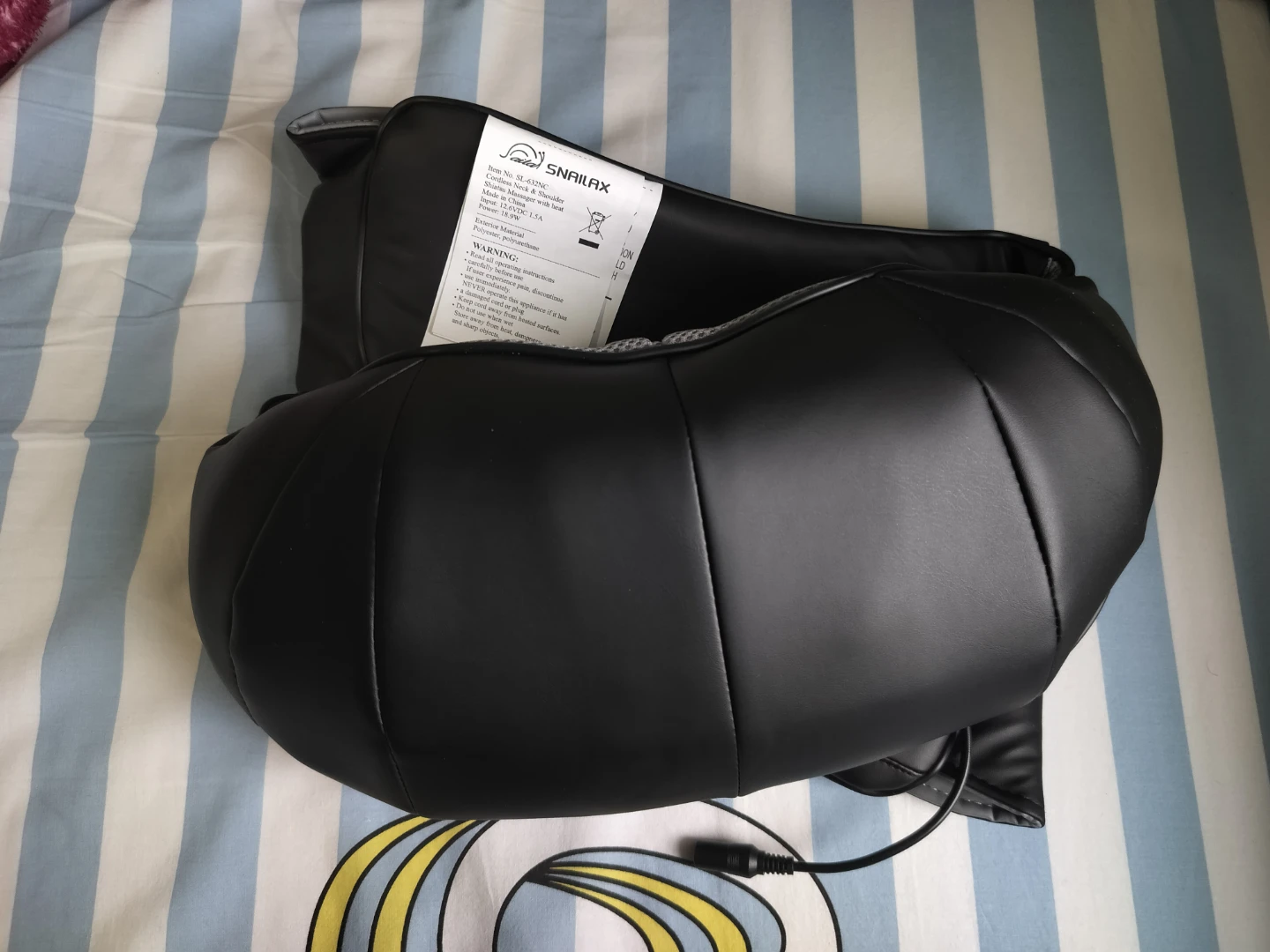 Snailax Cordless Neck & Shoulder Shiatsu Massager - photo 2