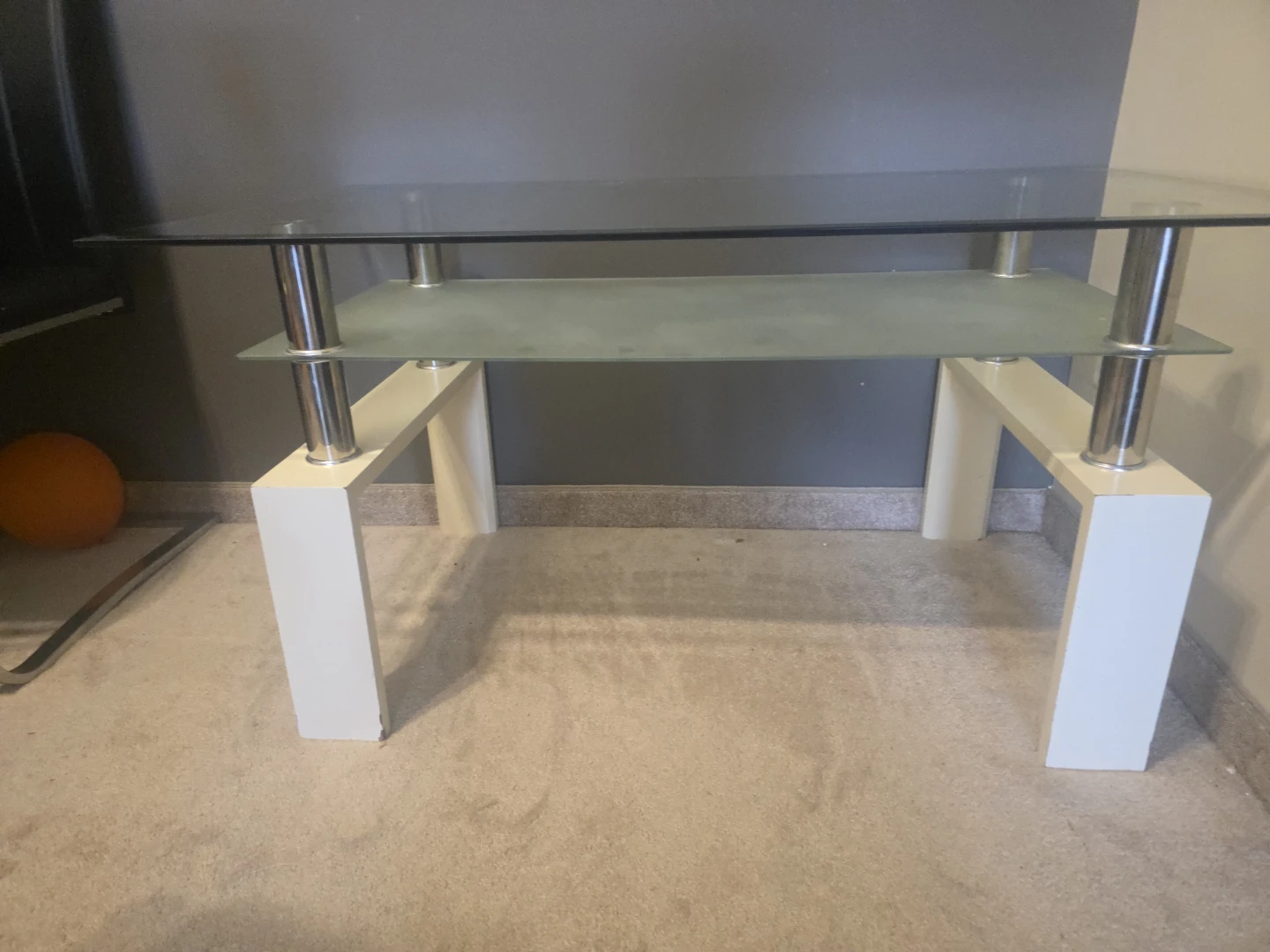 Glass Top Coffee Table