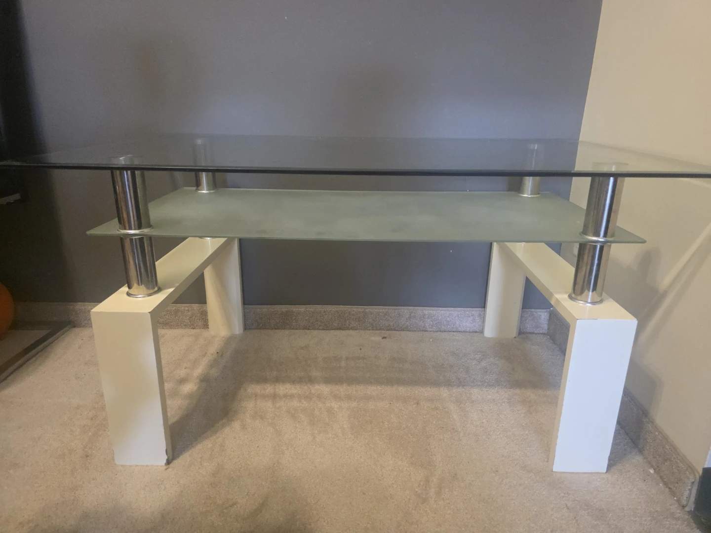 Glass Top Coffee Table - photo 2