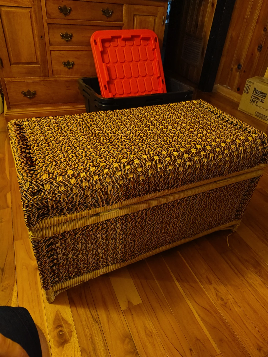 Wicker Storage Chest Trunk - photo 5