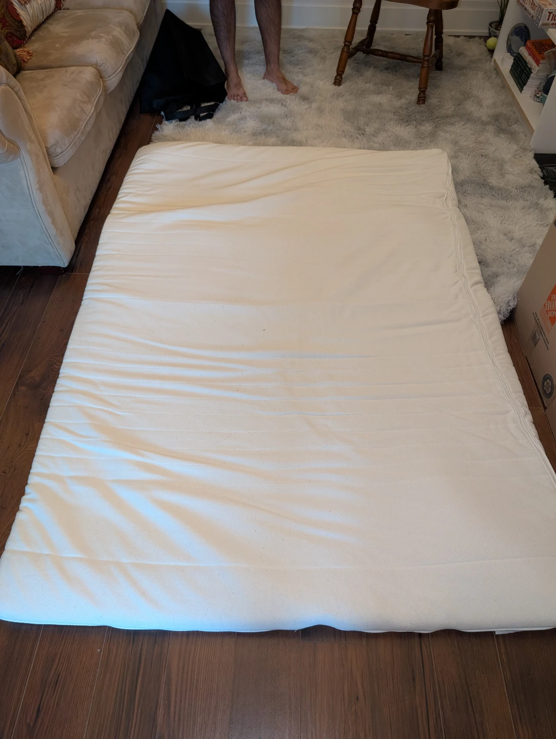 White Foam Mattress Topper