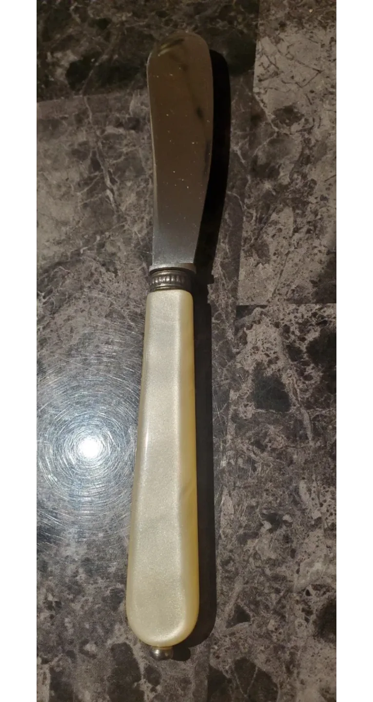 Vintage Butter Knife with Mother of Pearl Handle - photo 2