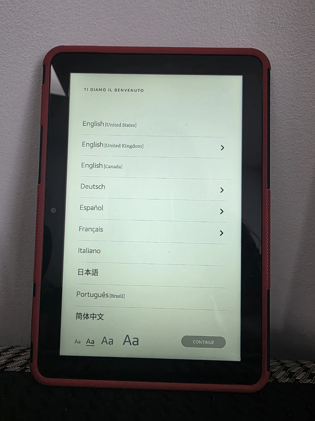 Amazon fire tablet