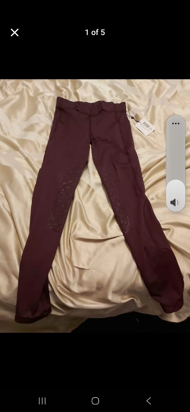 OV LDS Aerowick Tights Wine riding breeches new with tags - photo 5