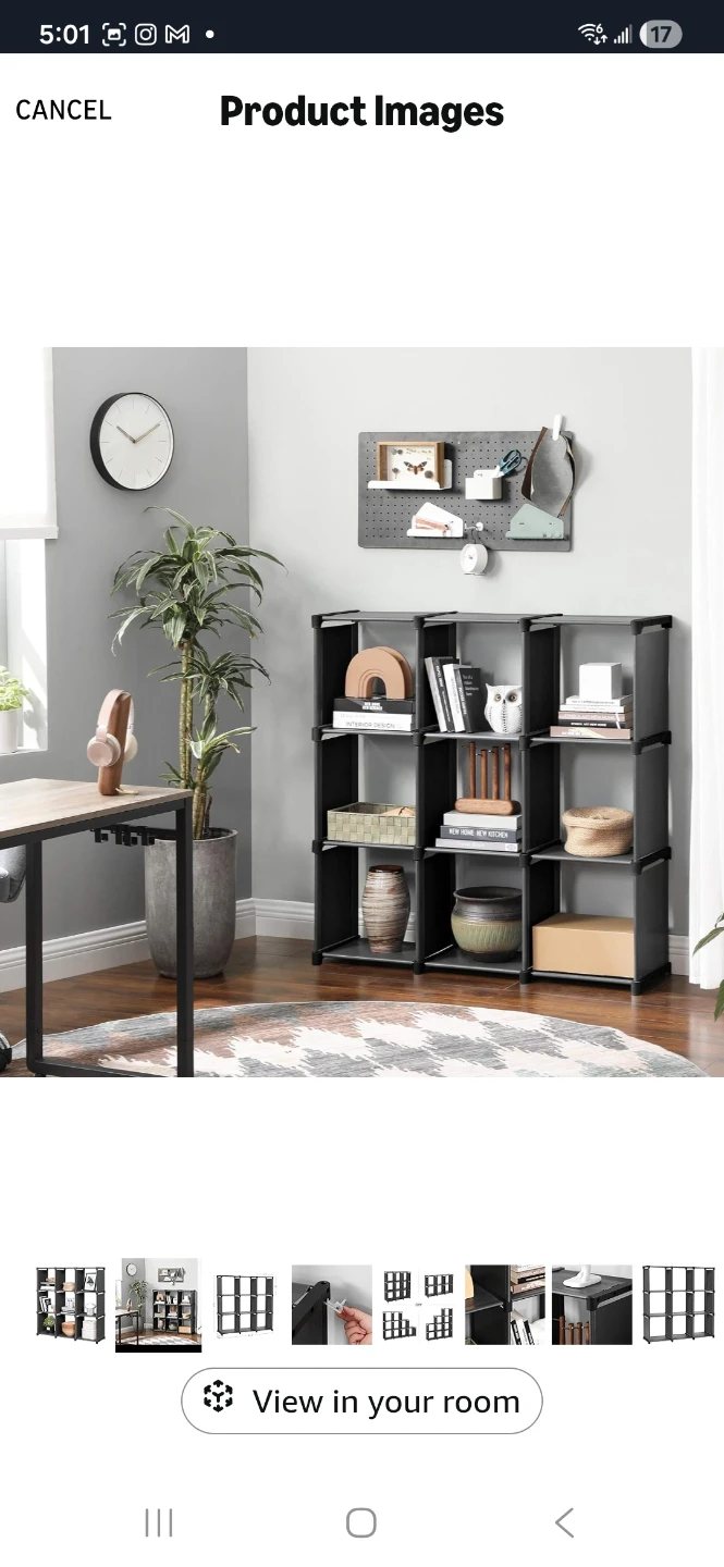 SONGMICS 9-Cube Storage Shelves - photo 2