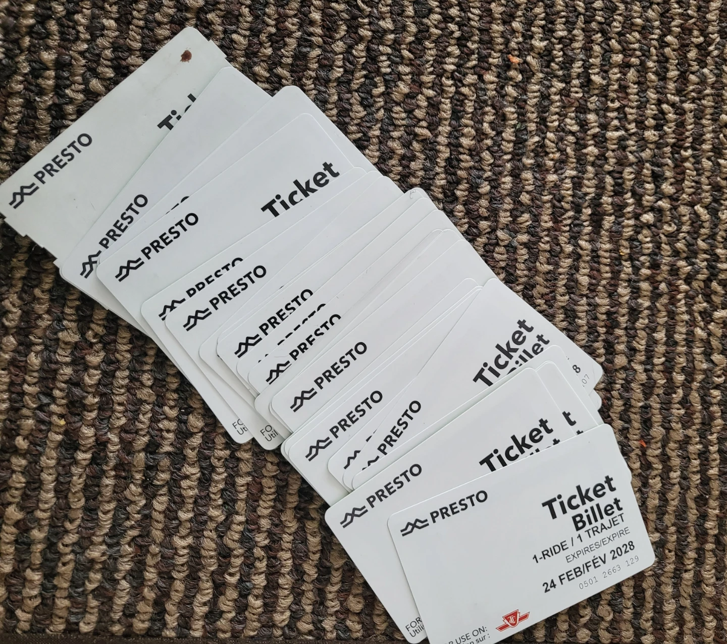 Presto Tickets 🎫 $2.50 Each *Brand New* 100% Garaunteed