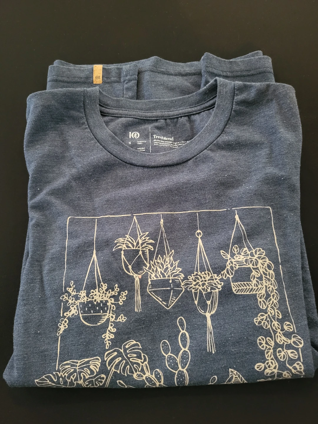 Tentree Graphic T-Shirt - Blue/grey Size small - photo 2