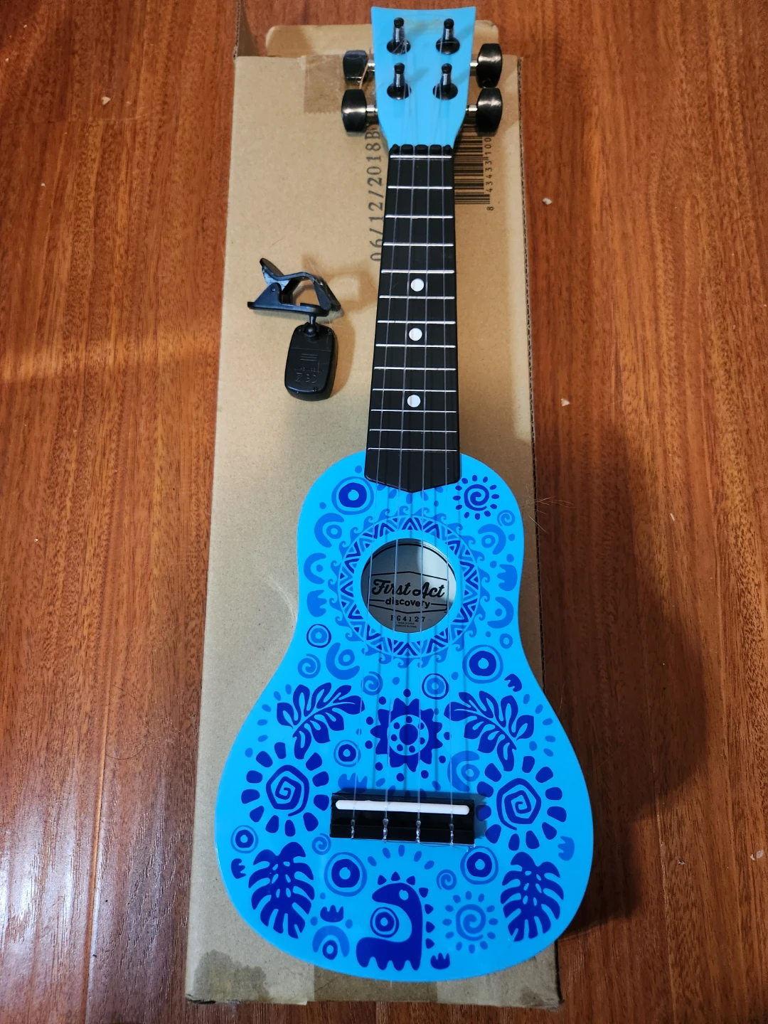 First Act Discovery Blue Ukulele with Tuner