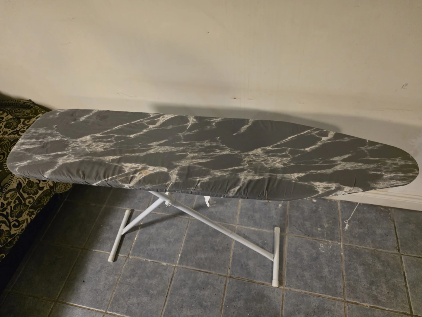 Grey Marble Pattern Ironing Board