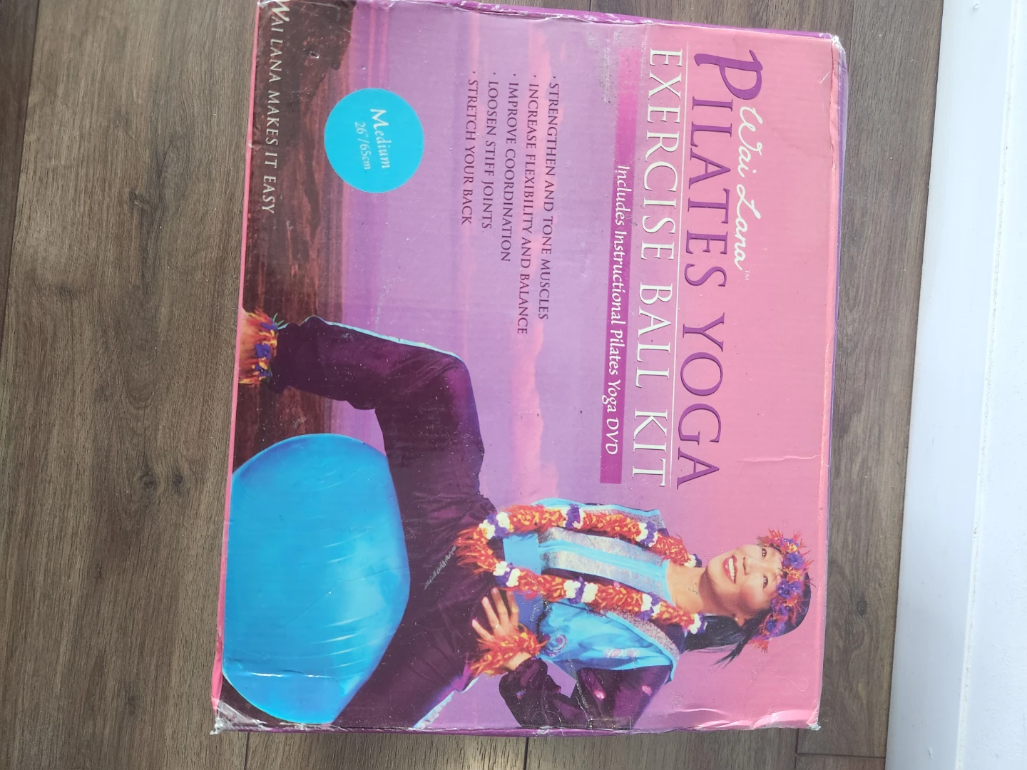 Wai Lana Pilates Yoga Exercise Ball Kit - Medium