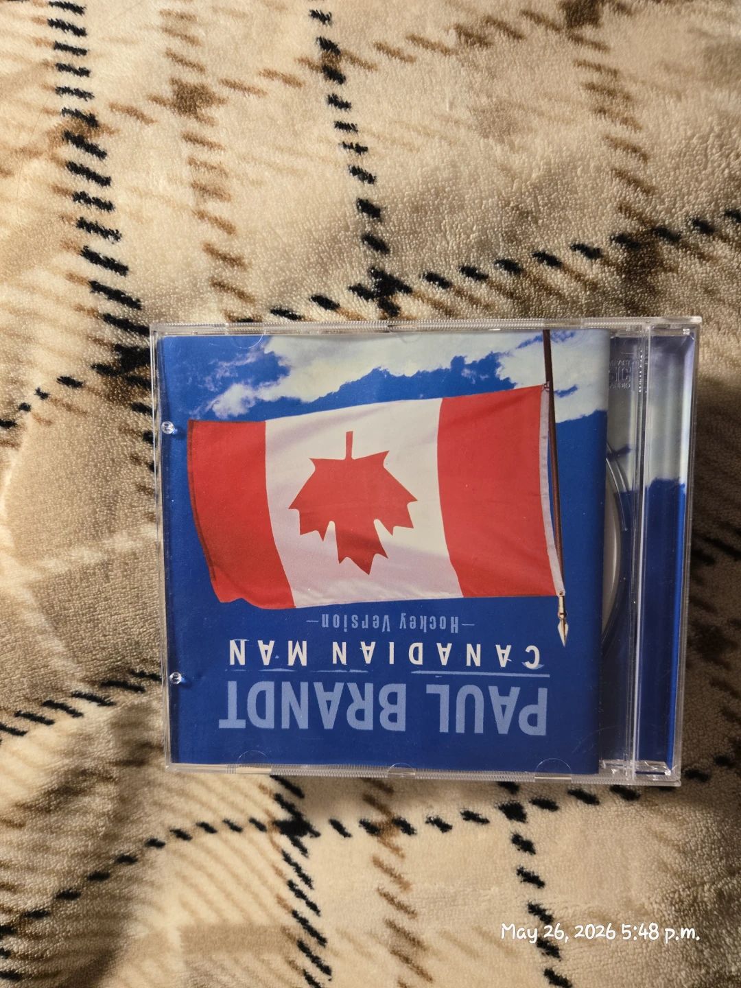 Paul Brandt Canadian Man Hockey Version CD