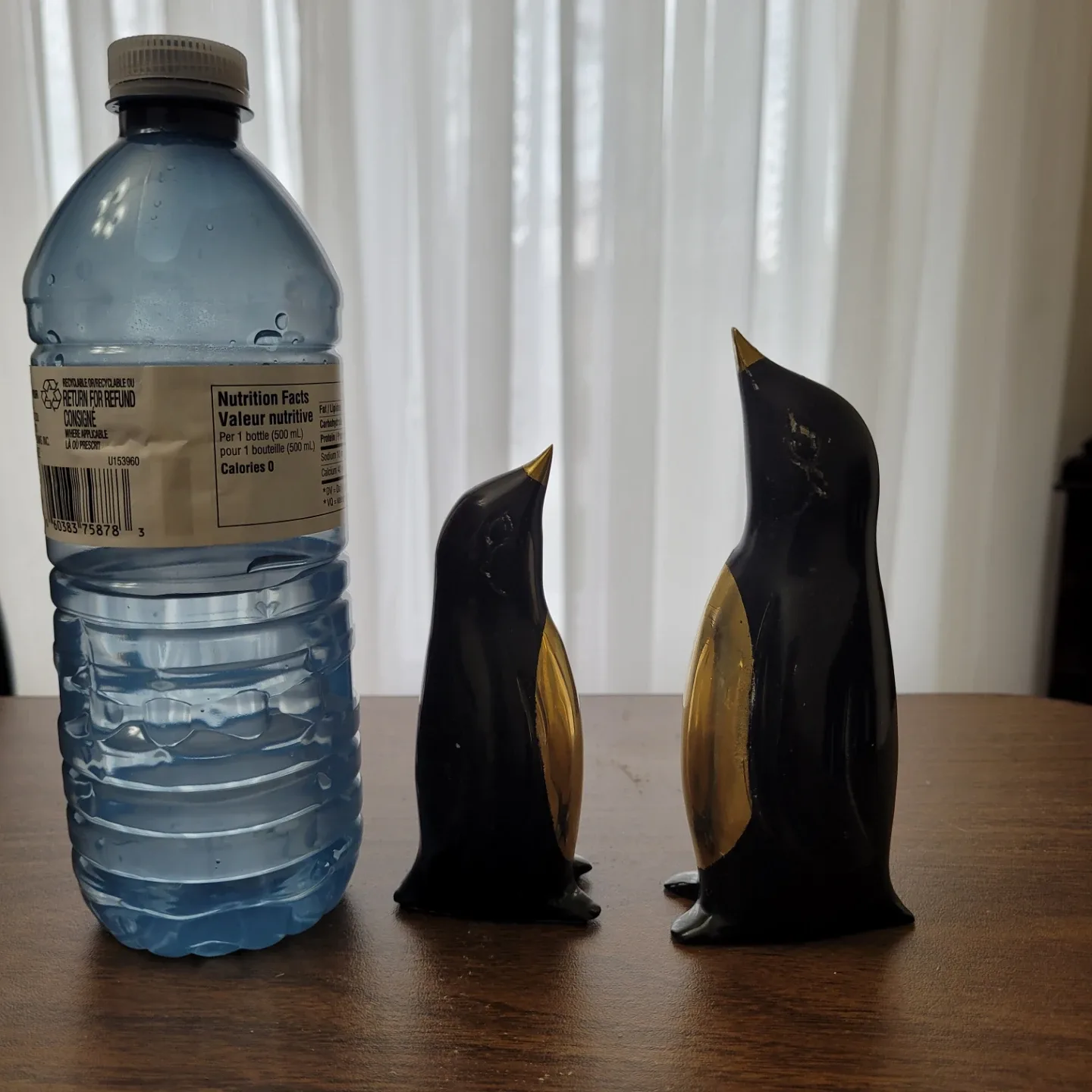 Vintage Brass and Black Penguin Figurines - Set of 2 - photo 3