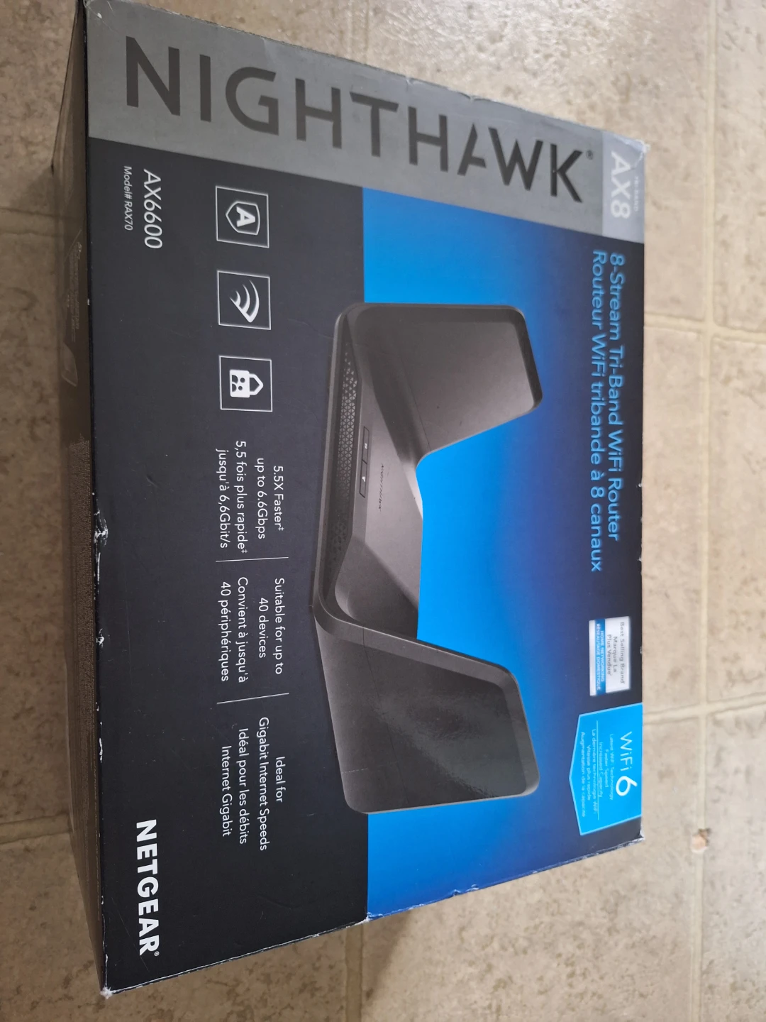 Netgear AX6600 wifi router