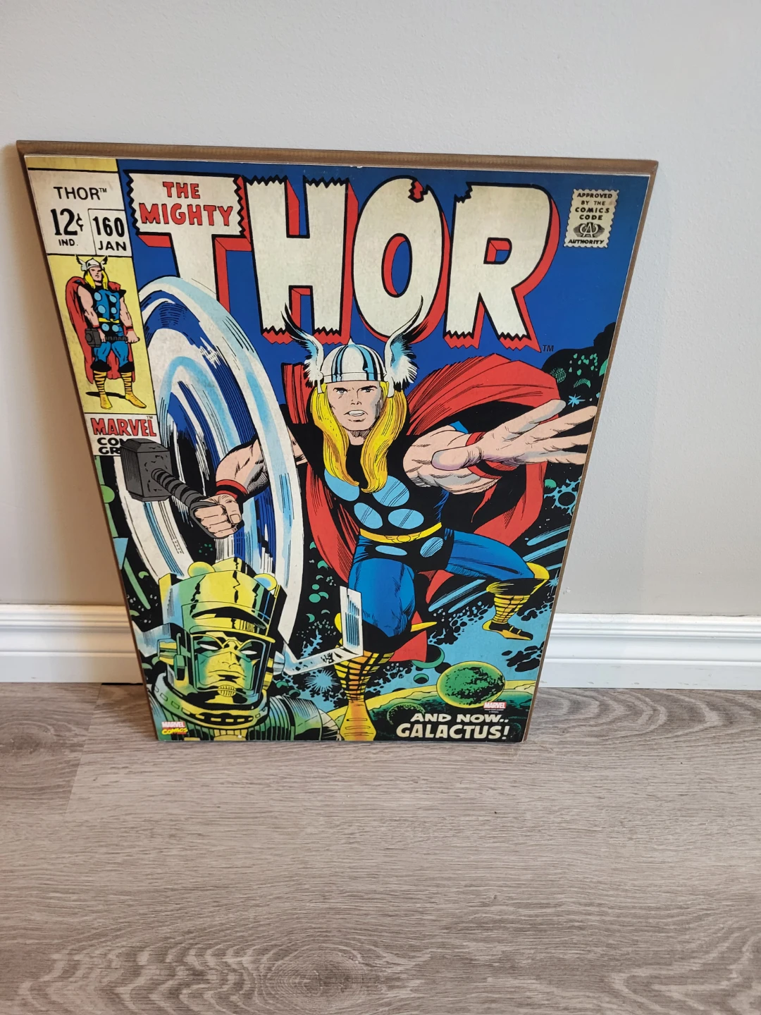 Marvel The Mighty Thor Comic Book Cover Wall Art