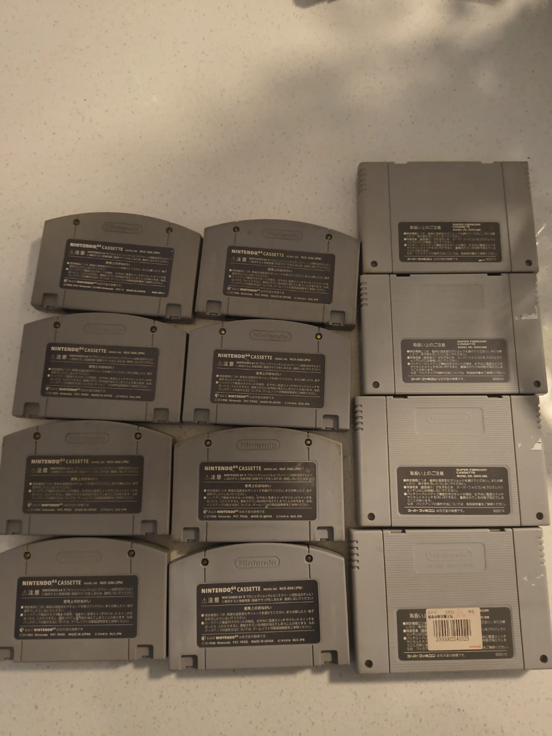 Nintendo N64 & SNES Games Lot