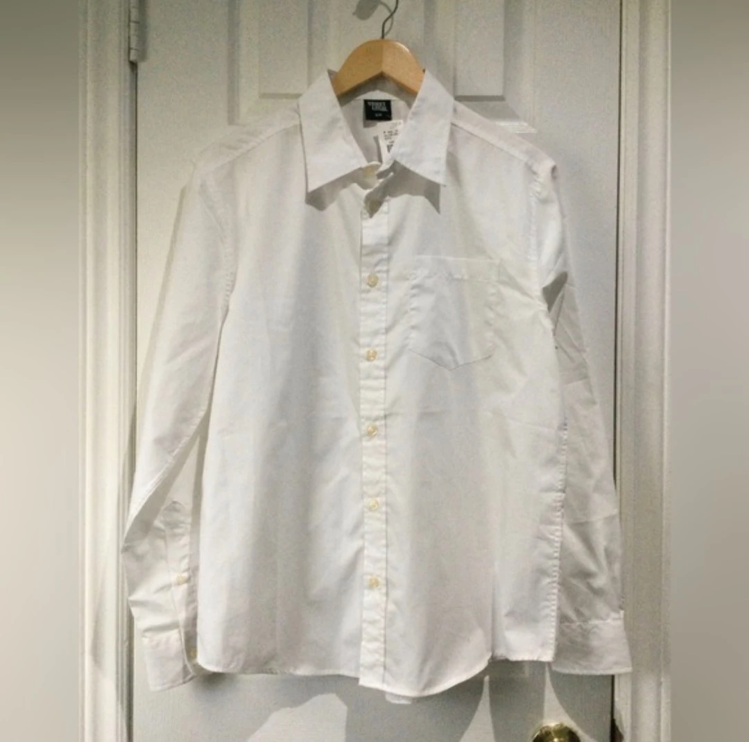 Brand New Street Legal White Button-Up Shirt S