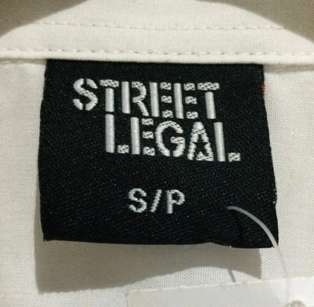 Brand New Street Legal White Button-Up Shirt S - photo 2