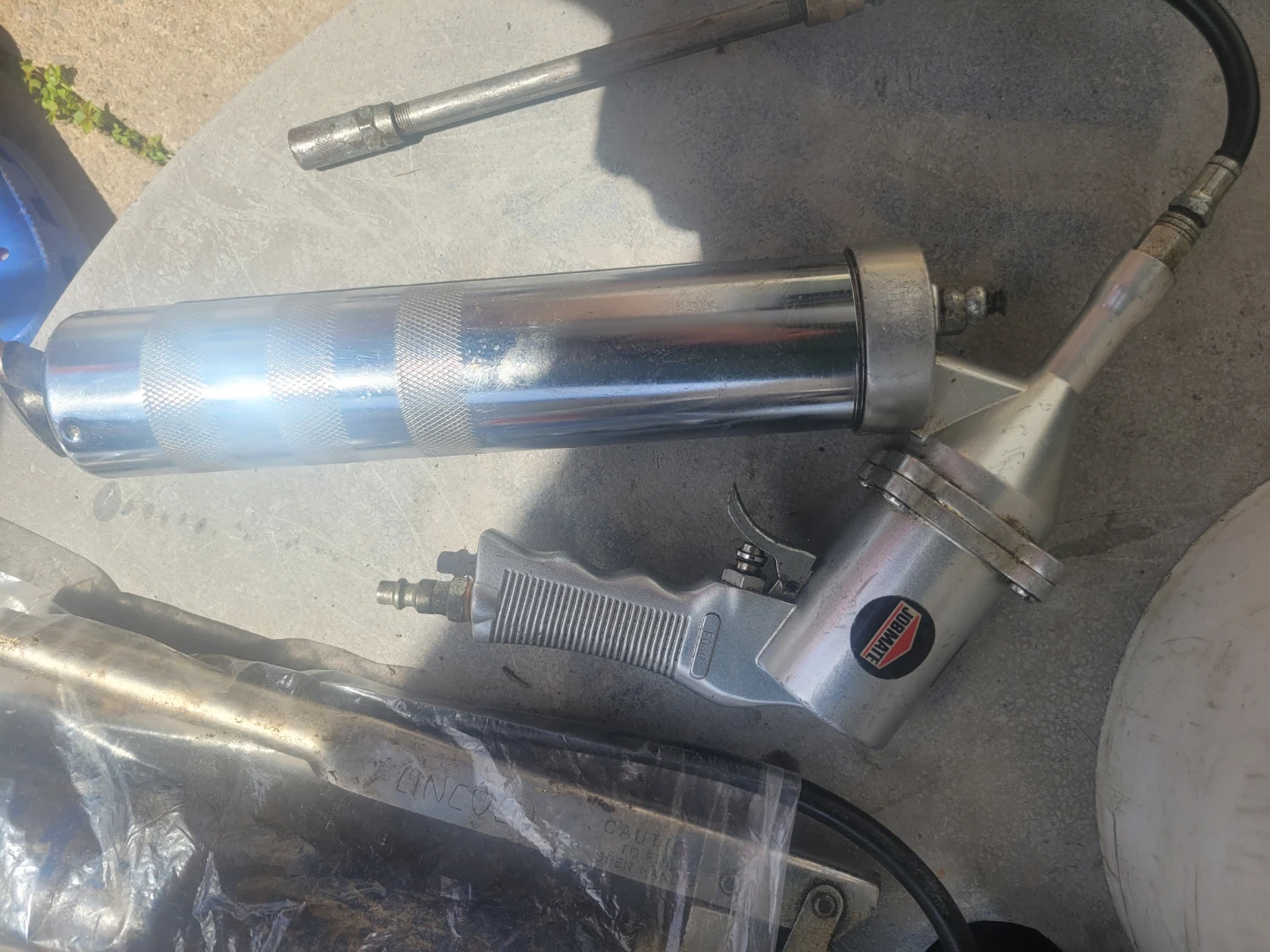 2 Pistol Grease Gun 1 Air Grease Gun and 1 manual - photo 2