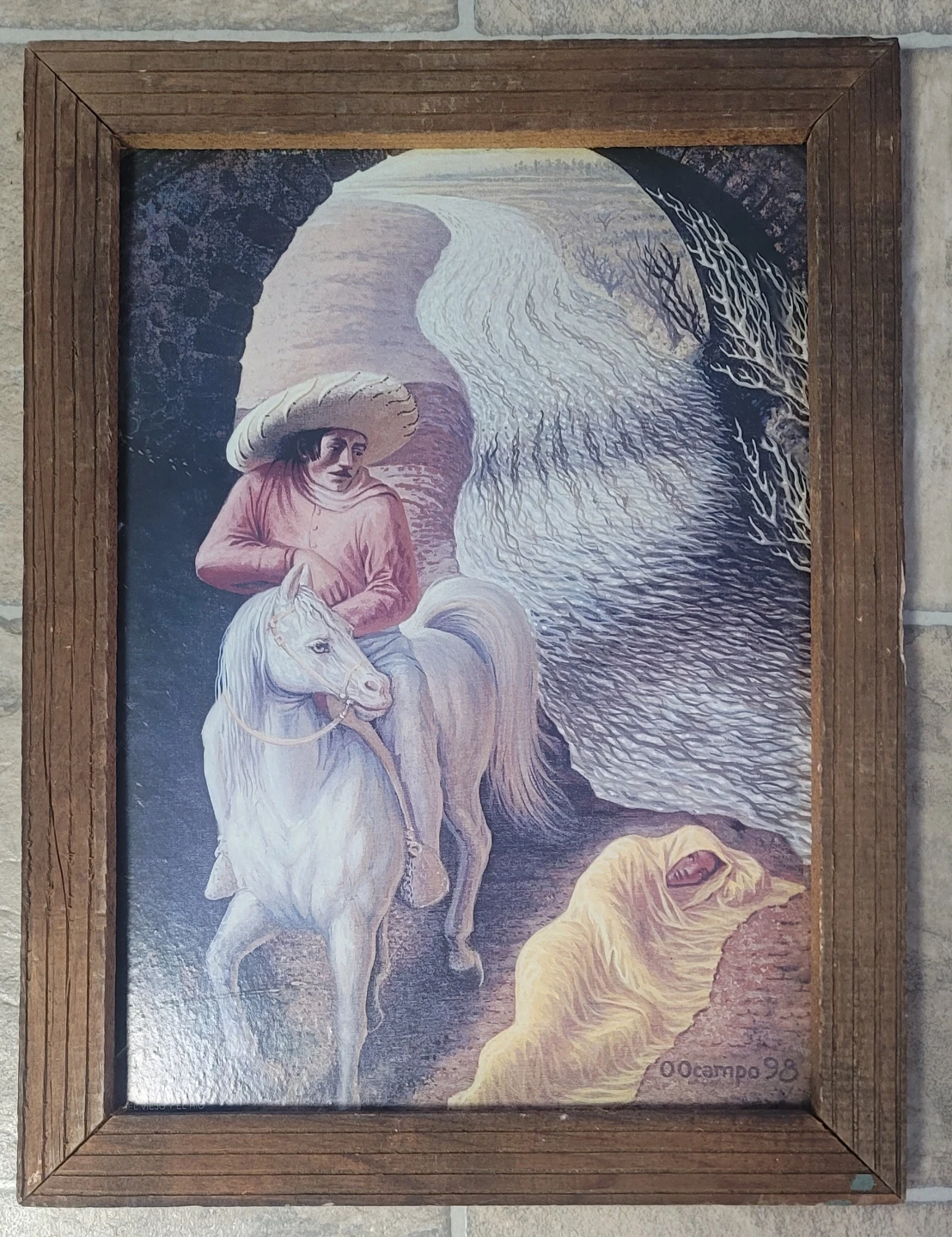 Framed Art Print "Ocampo 98"