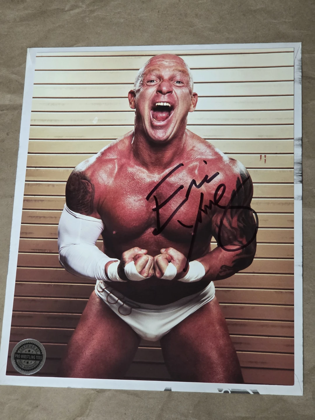 Eric Young Auto 8x10 Photo Signed TNA COA