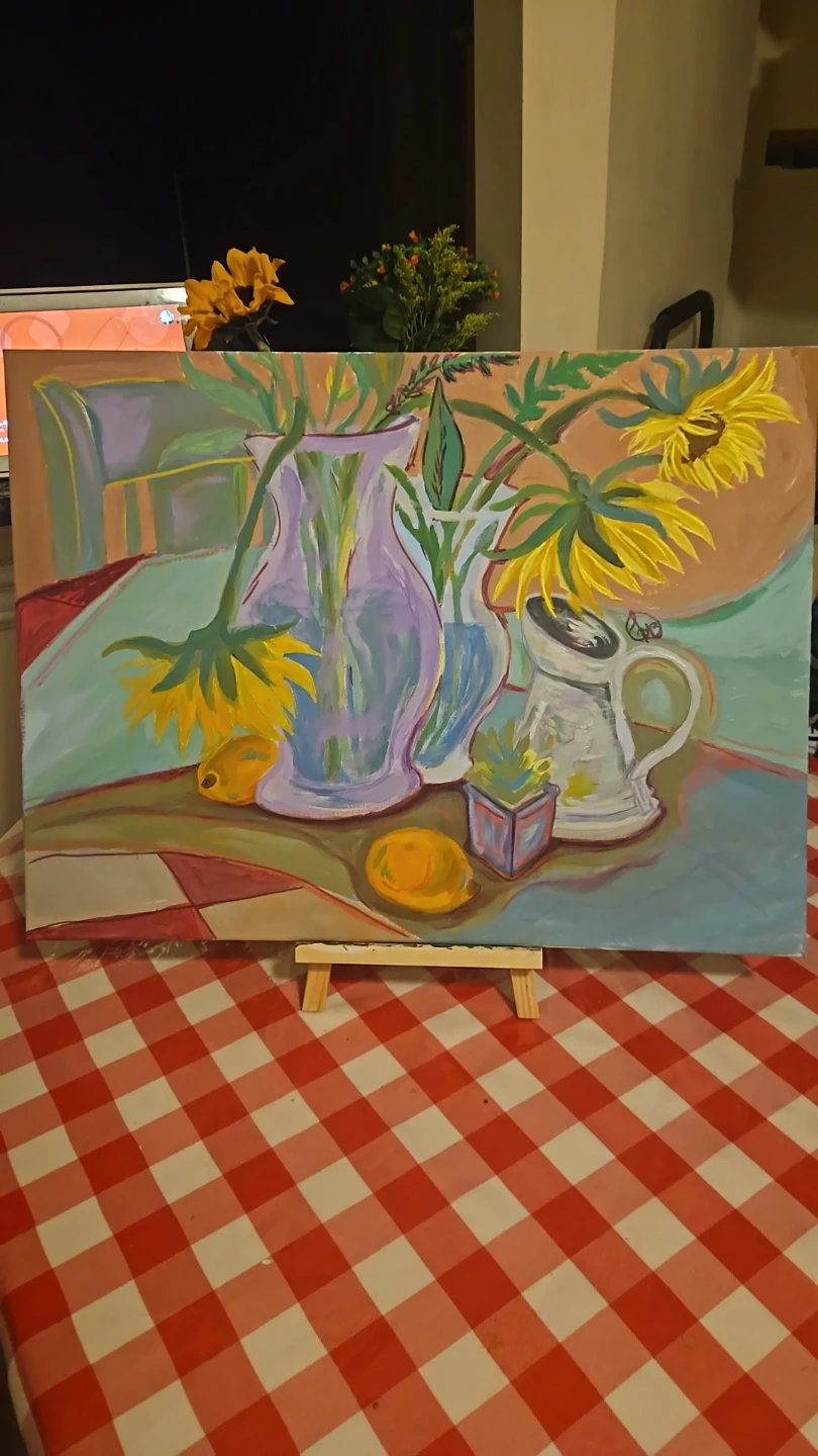 Sunflowers at 4:30 am