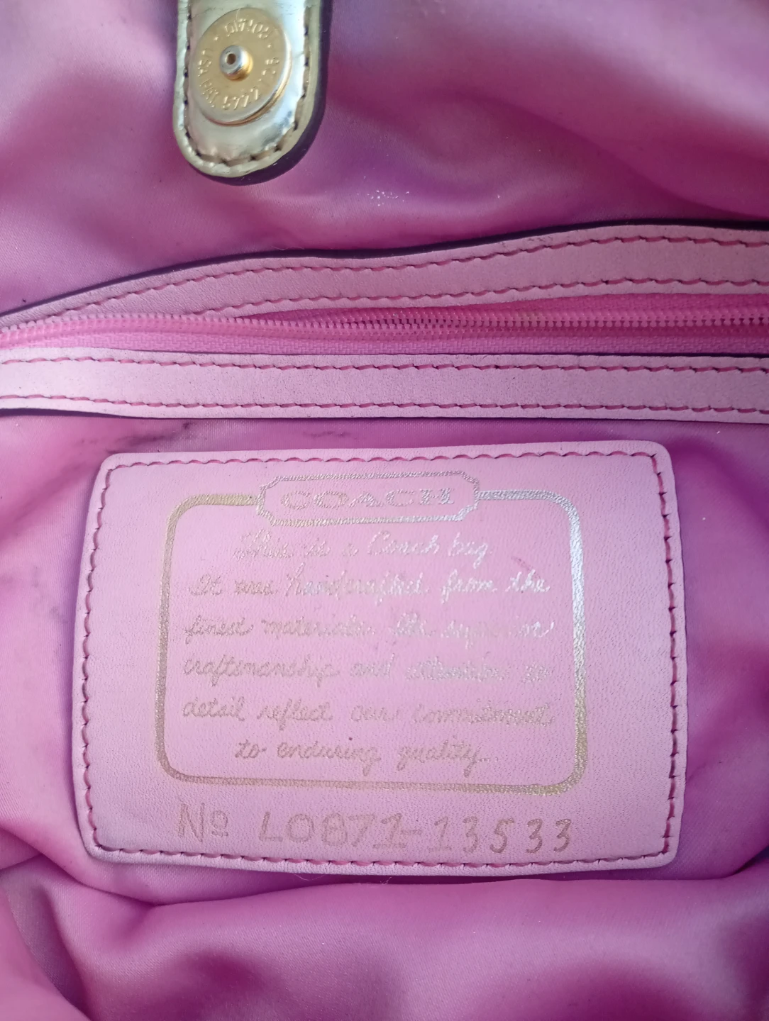 Coach Monogrammed Handbag