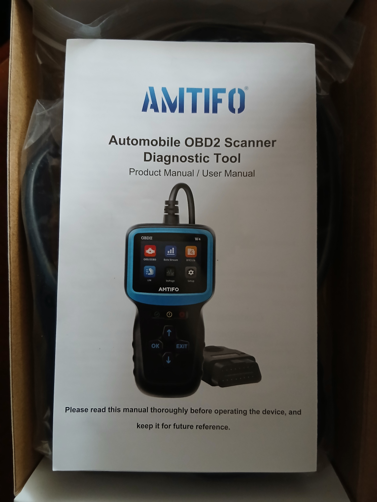 AMTIFO W4 Automobile OBD2 Scanner Diagnostic Tool