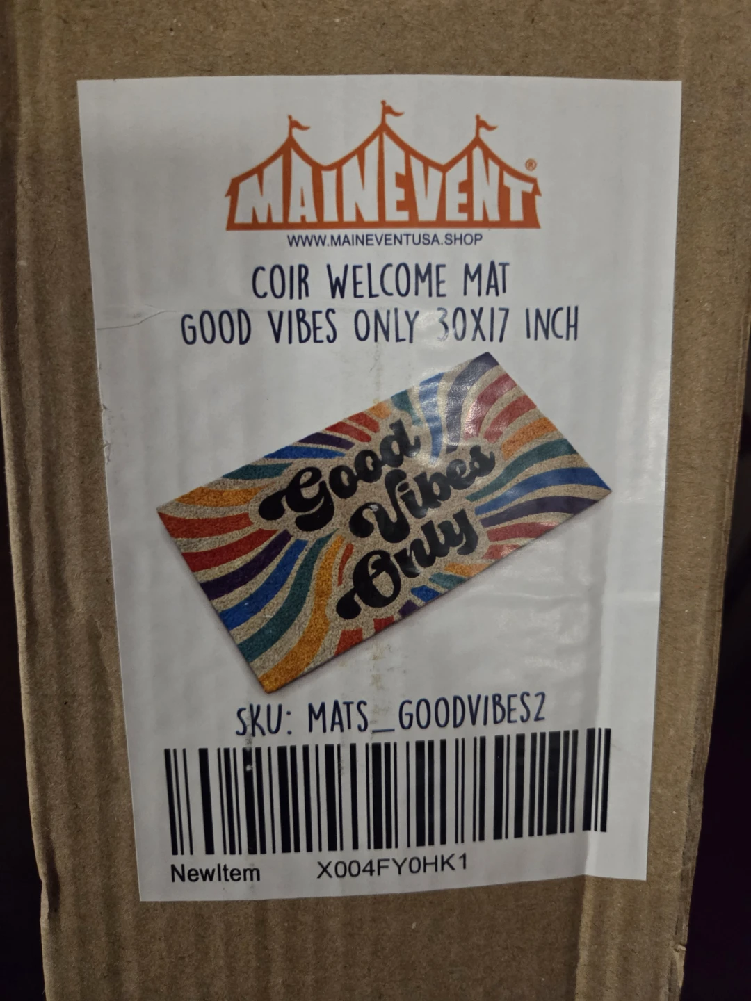 Mainevent Coir Welcome Mat - 30x17 Inch - photo 4