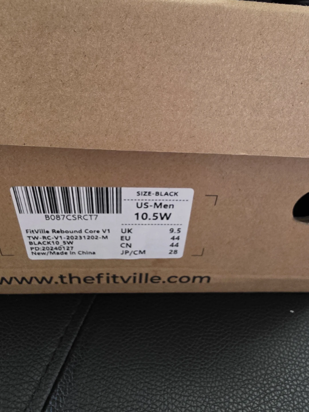 FitVille Rebound Core V1 Men's Running Shoes - Black - 10.5W - photo 3