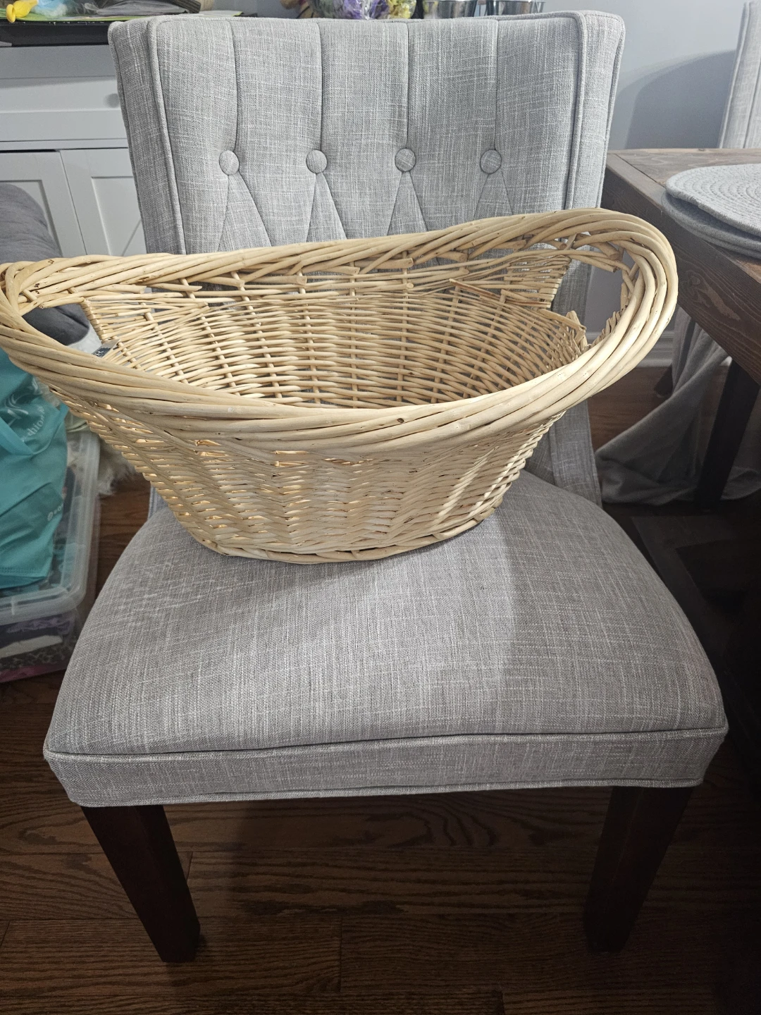 Wicker Oval Basket - photo 2