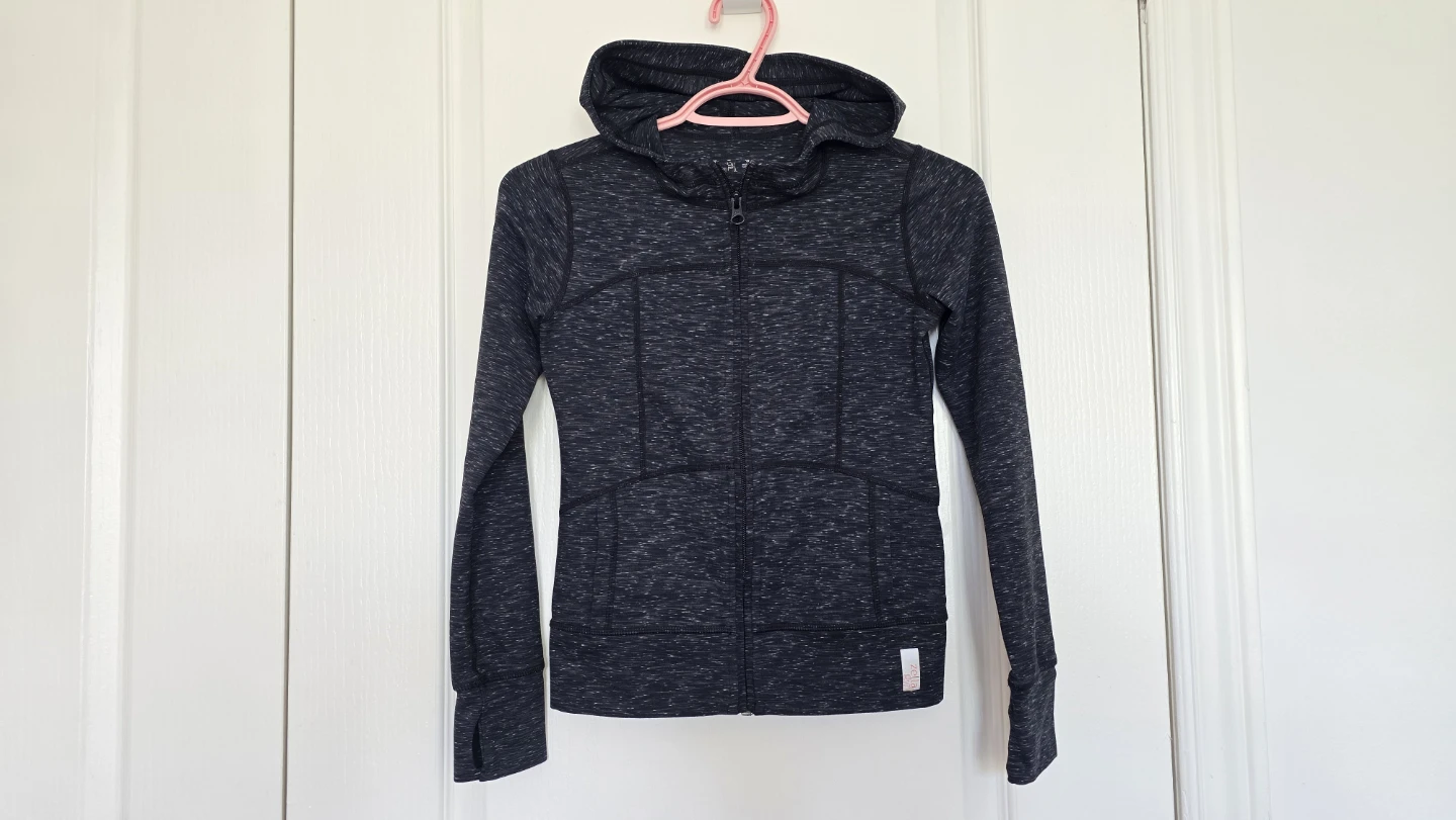 Zella Girl Zip-Up active Hoodie Size 10-12Y