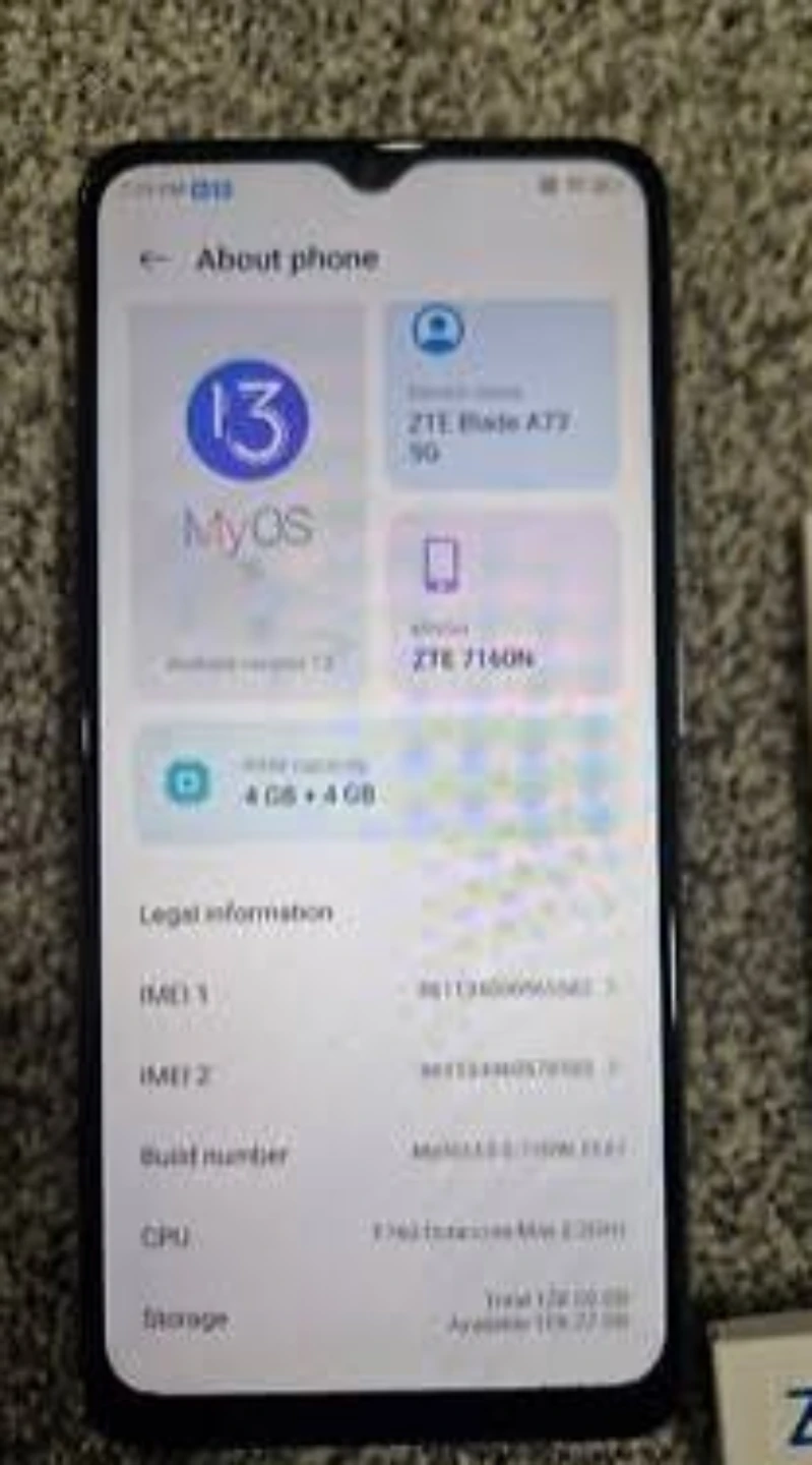 ZTE Blade A73 5G Smartphone