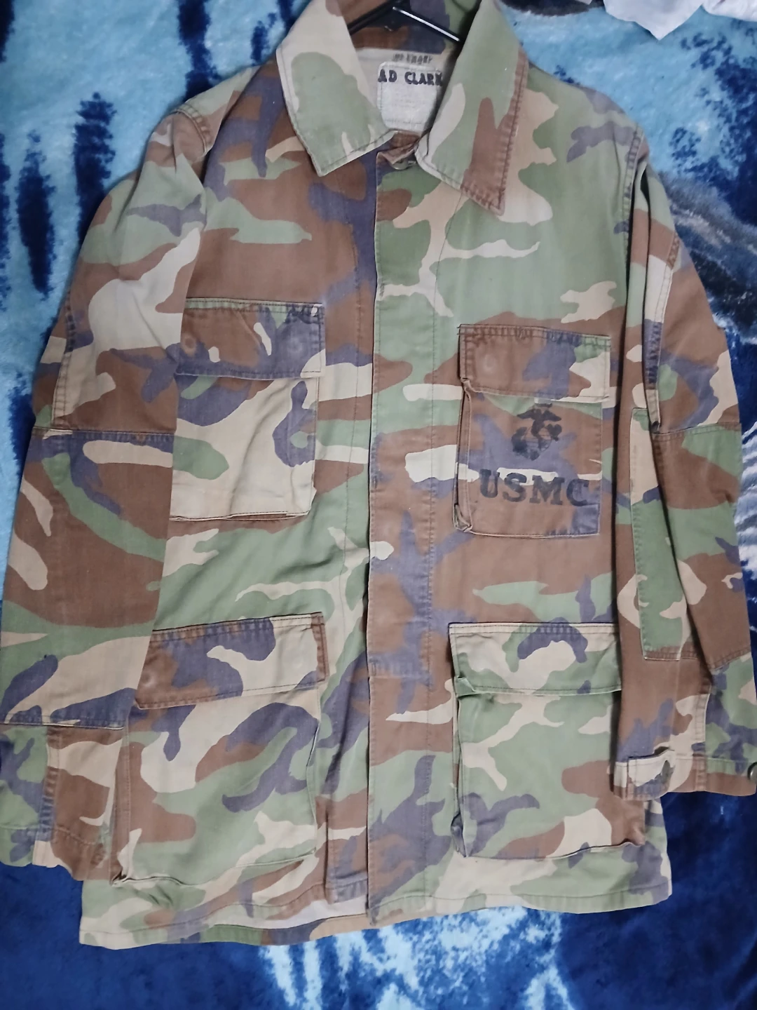 USMC Woodland Camouflage Combat Jacket - photo 2
