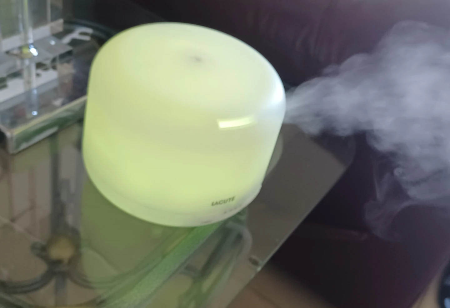 Lagute Ultrasonic Air Humidifier with LED Light - photo 2