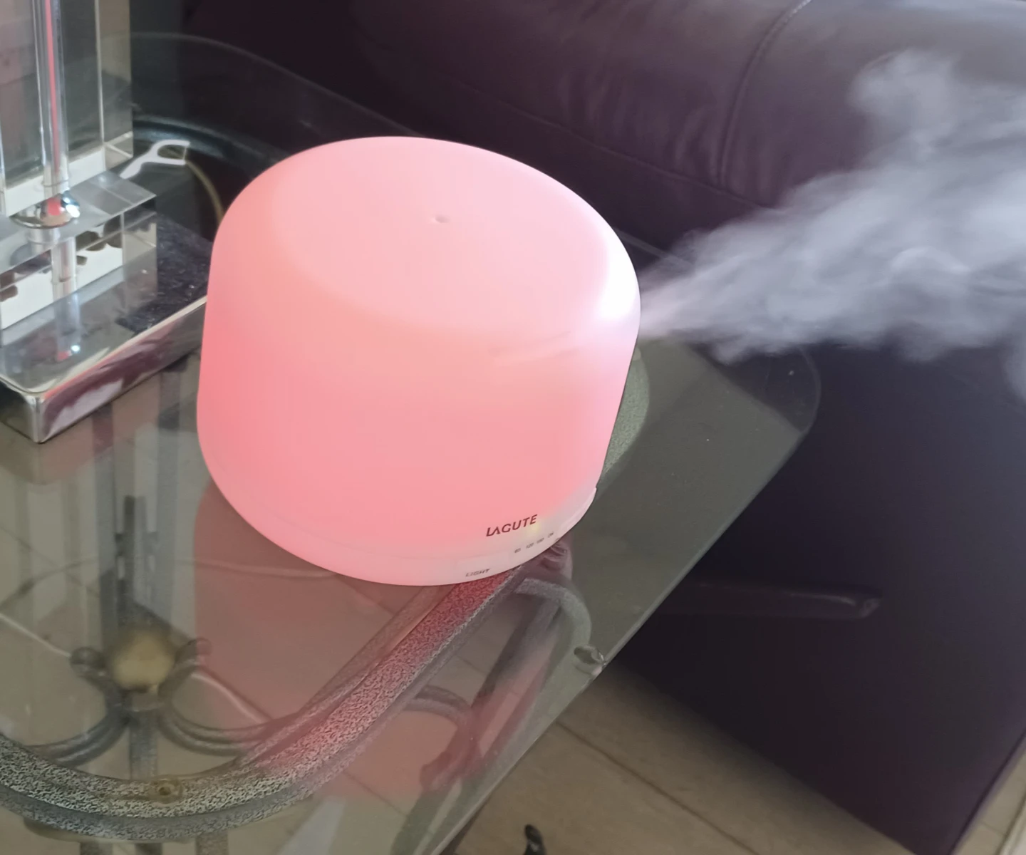 Lagute Ultrasonic Air Humidifier with LED Light - photo 3